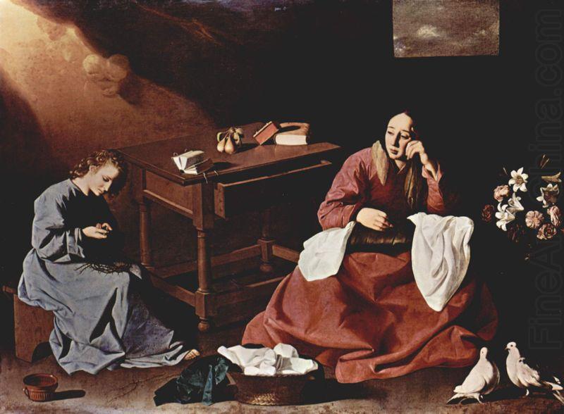 Kontemplation des Jesusknaben uber die Dornenkrone, Francisco de Zurbaran